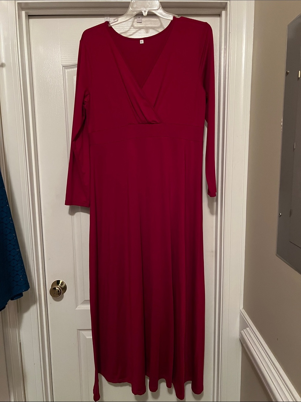 Othr Crimson Wrap-Front Maxi Dress